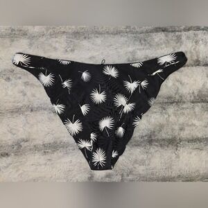 NWT Volcom VOLCOM Just Fans Skimpy Bikini Bottom - Vintage Black Size XL